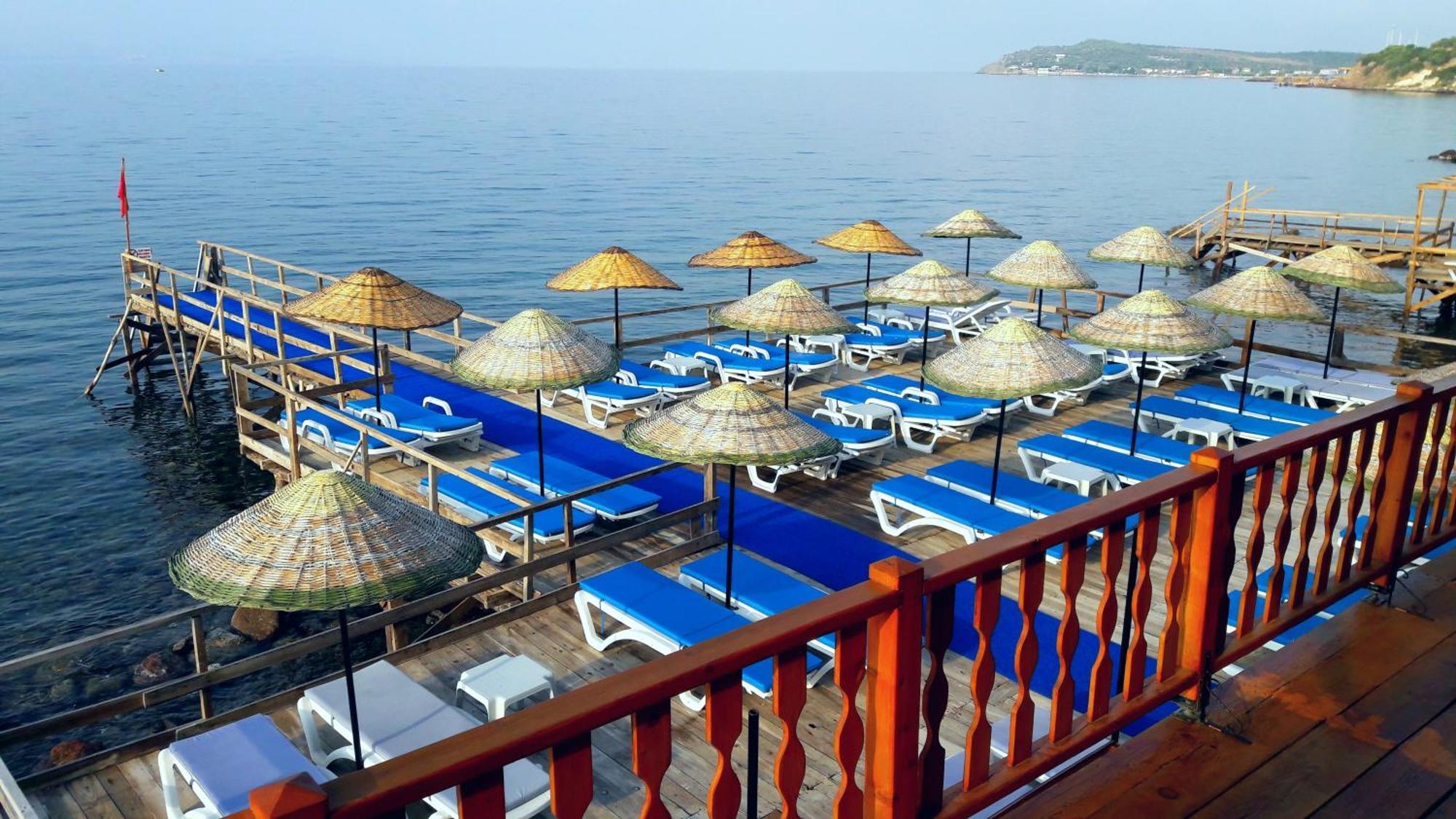 Assos Nazan Motel Restoran Beach Sokakağzı Dış mekan fotoğraf